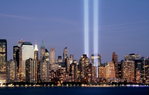 9-11 Tribute in Light Copyright June Marie / Caity via BigStockPhoto.com