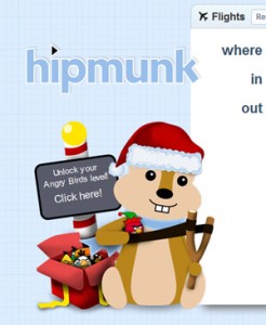 Hipmunk: Unlock Your Angry Birds Level