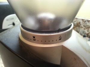 My Starbucks Barista grinder with its shiny new modified Baratza hopper