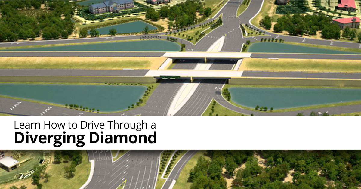 Learn How to Drive Through a Diverging Diamond