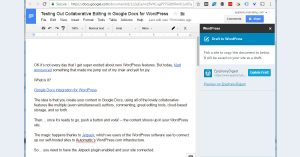 WordPress - Google Docs Integration